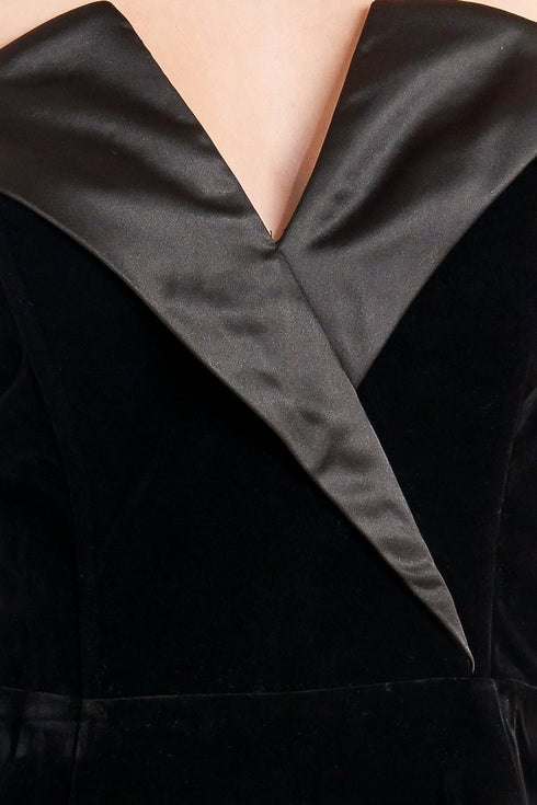 midnight-velvet-flare-top Flying Tomato - Sophia's Style-5